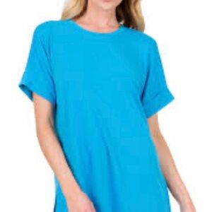 Zenana Outfitters Sky Blue Tee